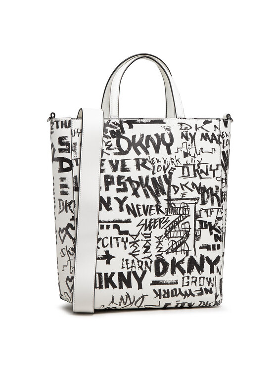 DKNY DKNY Дамска чанта Tilly N/S Tote R11AIM29 Бял