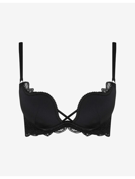Esotiq Esotiq Biustonosz push-up 35431 Czarny