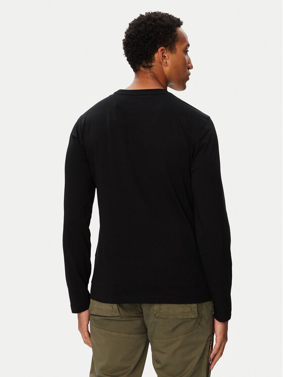 Aeronautica Militare Aeronautica Militare Longsleeve 262TS2390UJ00372 Чорний Regular Fit