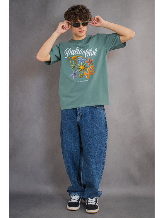 Palto Palto T-Shirt Nautica Zielony Relaxed Fit