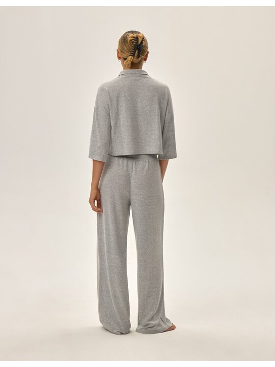 Esotiq Esotiq Piżama 42077 Beżowy Regular Fit