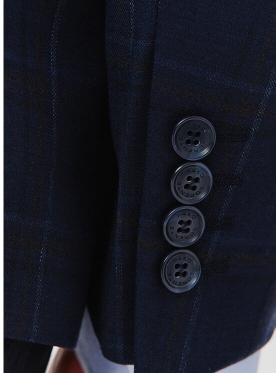 Pako Lorente Pako Lorente Marynarka P24SF-3G-012 Granatowy Slim Fit