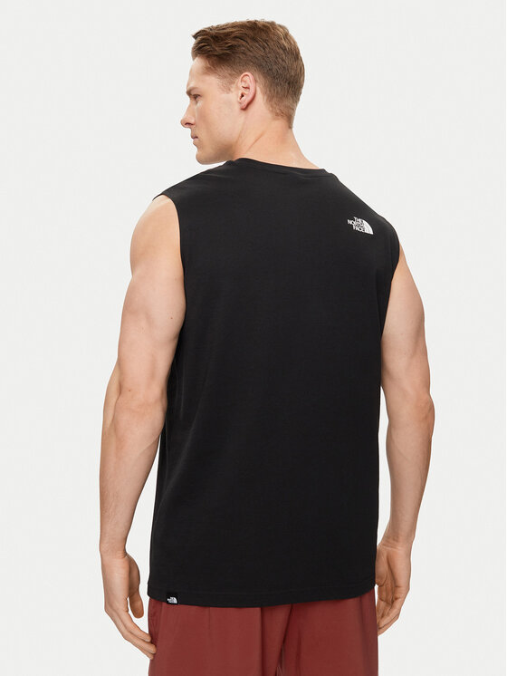 The North Face The North Face Tank top Simple Dome NF0A87R3 Crna Regular Fit
