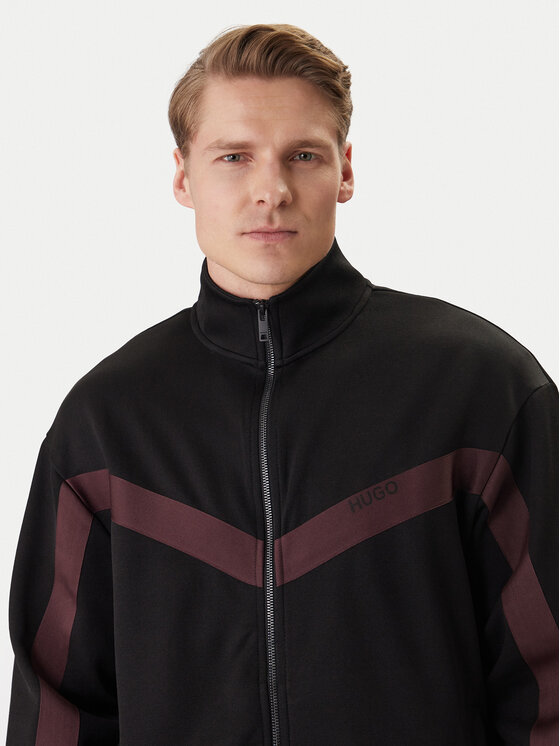 HUGO HUGO Bluza Darti 50549418 Czarny Relaxed Fit