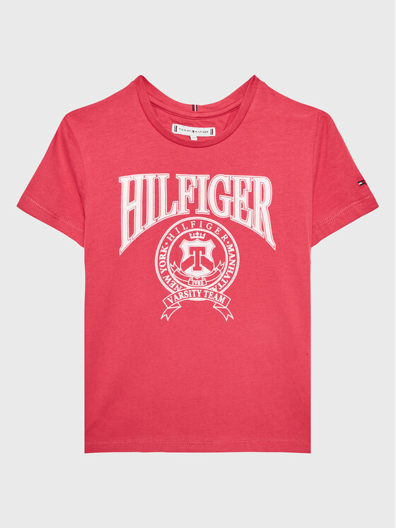 Tommy Hilfiger T-shirt KG0KG07081 D Ružičasta Regular Fit