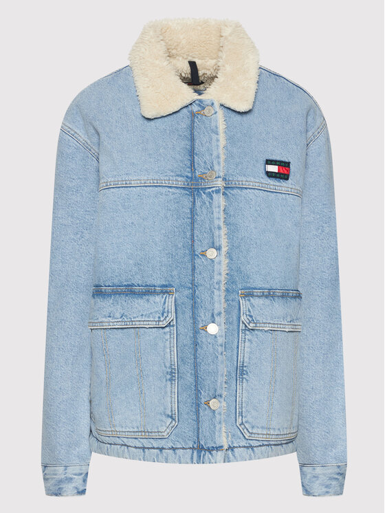 TOMMY HILFIGER Worker Sherpa - Denim Jacket