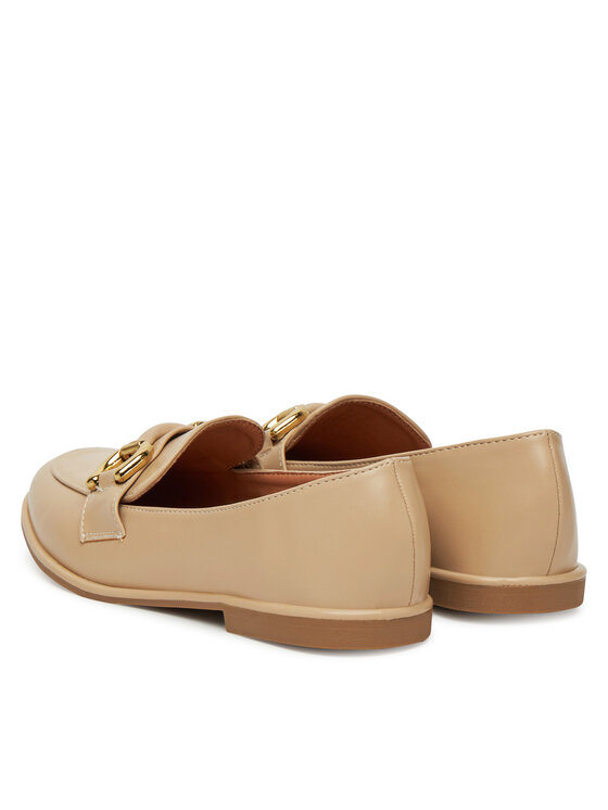 DeeZee DeeZee Loafersy Y066 Beżowy