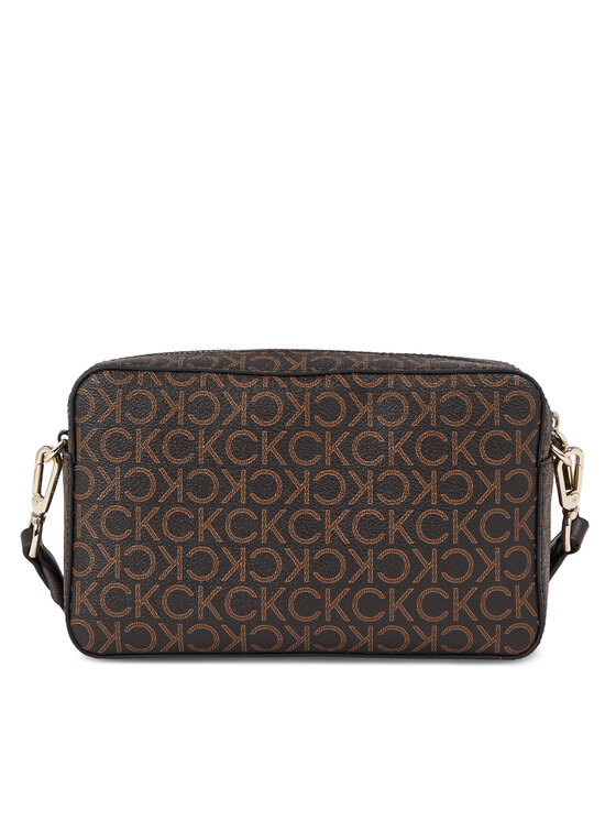 Calvin Klein Calvin Klein Дамска чанта Ck Must Camera Bag W/Pckt-Mono K60K611284 Кафяв