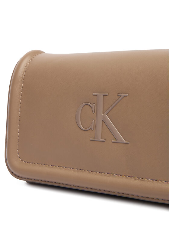 Calvin Klein Calvin Klein Сумка Bold Ck Flap Crossbody LV04F1027G Коричневий