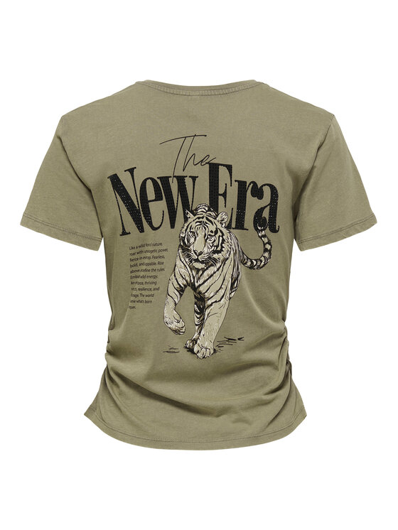 ONLY ONLY T-Shirt Lucy 15346760 Καφέ Regular Fit