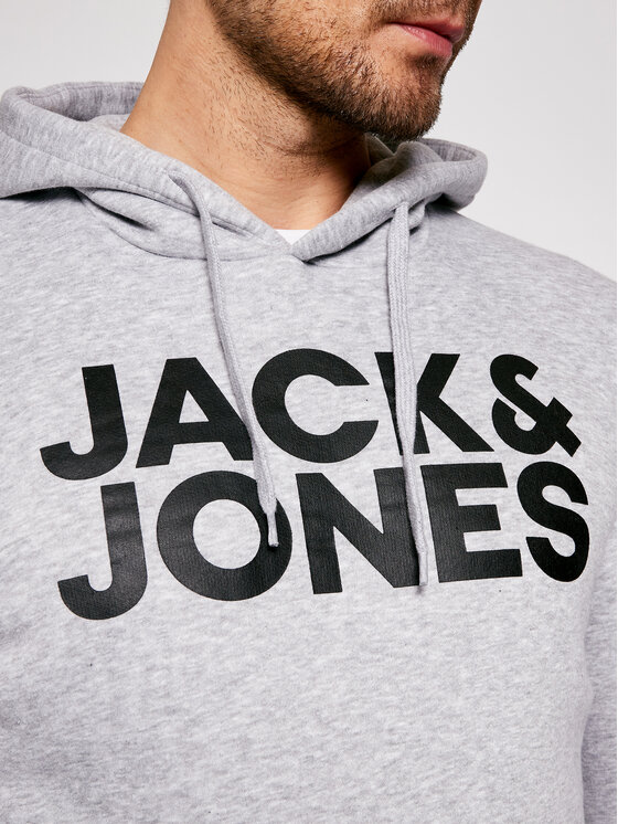 Jack&Jones Jack&Jones Majica dugih rukava Corp Logo 12152840 Siva Regular Fit