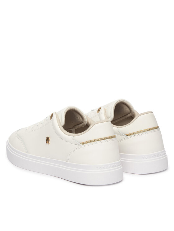 Tommy Hilfiger Tommy Hilfiger Sneakersy Th Chic Cupsole FW0FW09106 Écru