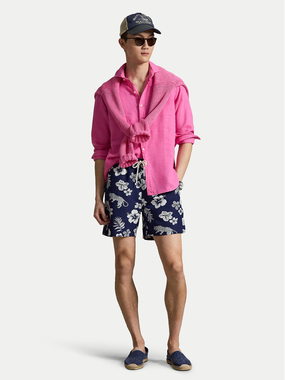 Polo Ralph Lauren Polo Ralph Lauren Plaukimo šortai 710B13662001 Tamsiai mėlyna Regular Fit