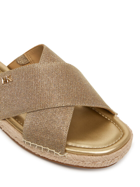 MICHAEL Michael Kors MICHAEL Michael Kors Espadrilky Kenzie 40S6KZFS3D Zlatá