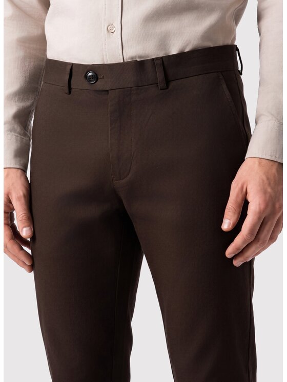 Pako Lorente Pako Lorente Chinosy P26WF-WX-003 Brązowy Regular Fit