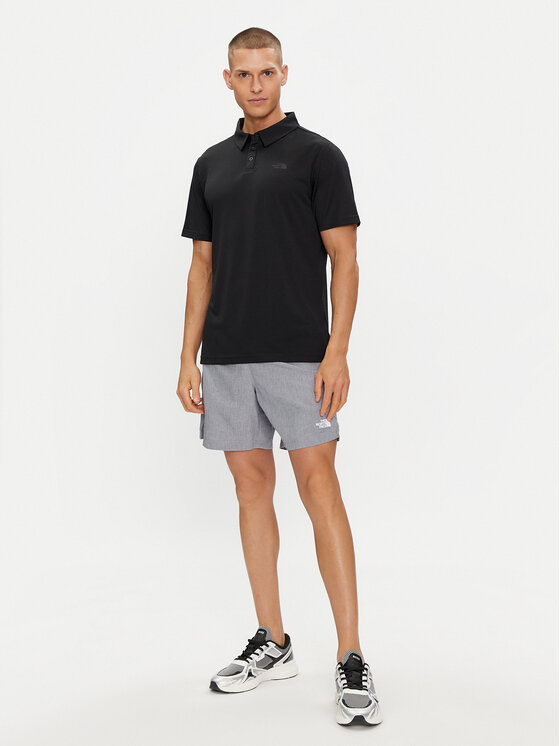 The North Face The North Face Poloshirt Tanken NF0A2WAZ Schwarz Regular Fit