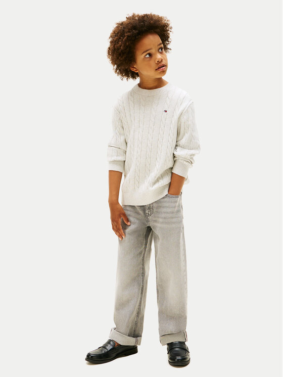 Tommy Hilfiger Tommy Hilfiger Džemper KB0KB09753 Siva Regular Fit