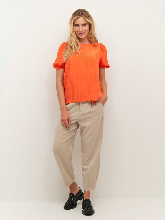 Kaffe Kaffe Blusa Silvia 10507325 Arancione Regular Fit