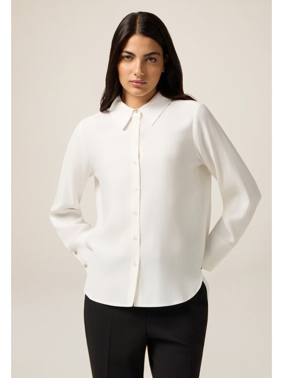 Oltre Oltre Koszula 5112R003017N011 Biały Regular Fit
