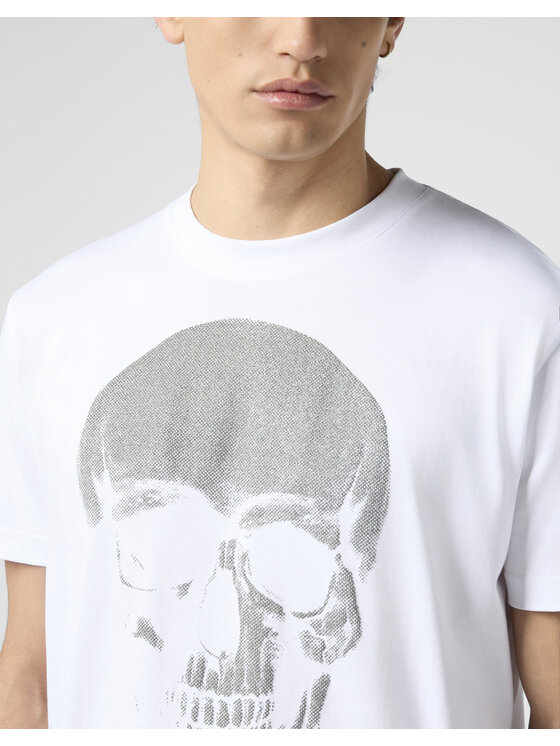 PHILIPP PLEIN PHILIPP PLEIN T-shirt 30541 Bianco Regular Fit