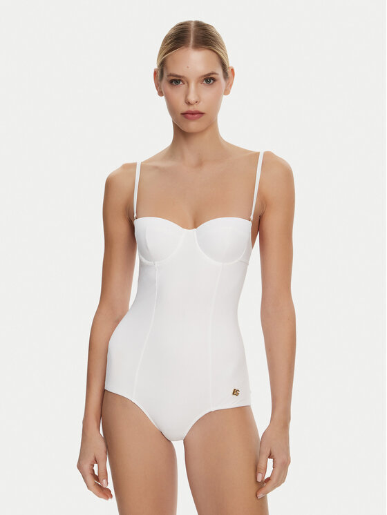 Dolce&Gabbana Dolce&Gabbana Jednodílné plavky O9A13J ONO12 Bílá