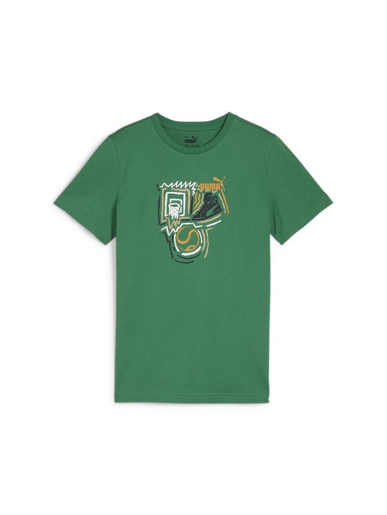 Puma Puma T-Shirt 680299 Zielony Regular Fit