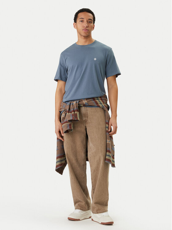 Element Element Tričko Crail ELYKT00168 Modrá Regular Fit