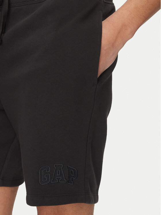 Gap Gap Szorty sportowe 866651-00 Czarny Regular Fit
