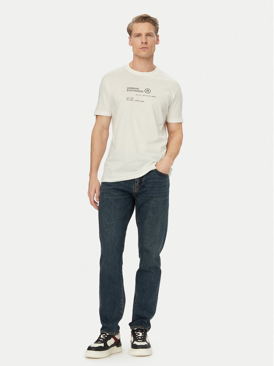 Armani Exchange Armani Exchange T-krekls XM002490 AF10358 U0009 Balts Regular Fit