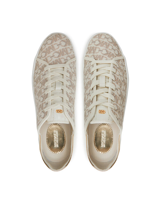 MICHAEL Michael Kors MICHAEL Michael Kors Sneakersy Jenny Lace Up 43T4JNFS1B Beżowy