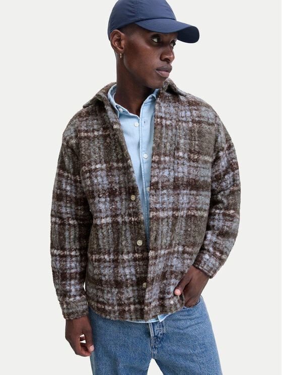 Jack & Jones Jack & Jones Hemdjacke Denver 12293835 Braun Loose Fit