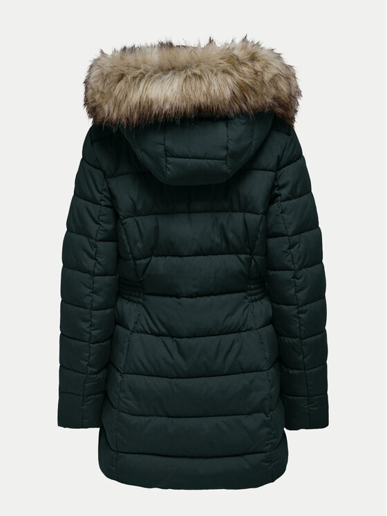 ONLY ONLY Ziemas jaka New Luna 15304781 Zaļš Regular Fit