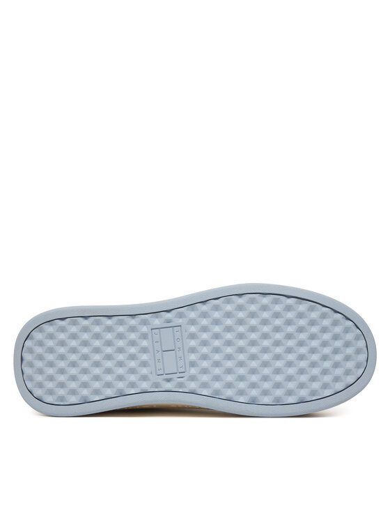 Tommy Jeans Tommy Jeans Laisvalaikio batai Tjw Script Cupsole Flatform EN0EN02961 Kreminė