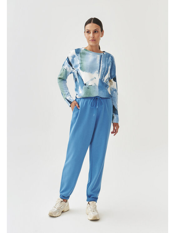 TATUUM TATUUM Spodnie materiałowe SENTI 1 Niebieski Loose Fit