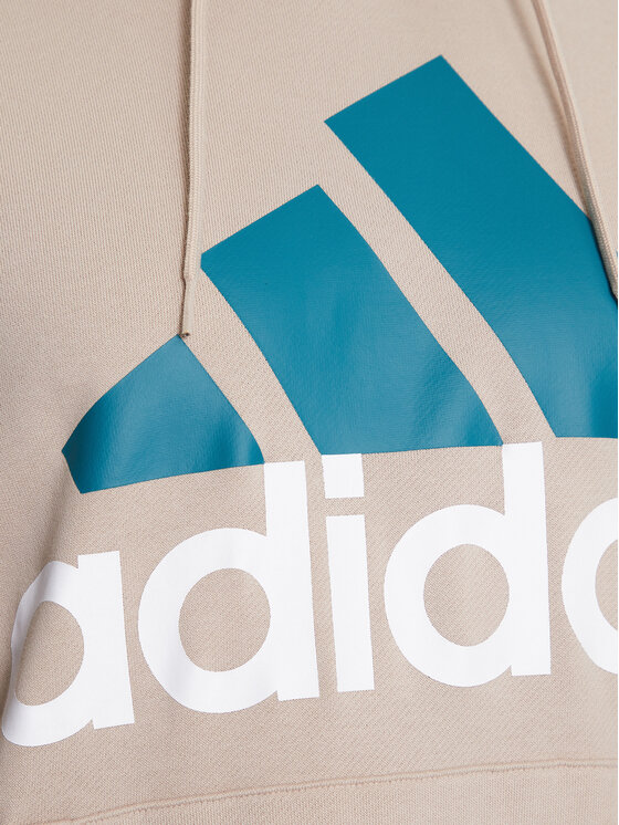 adidas adidas Felpa Essentials French Terry Big Logo Hoodie IJ8584 Beige Regular Fit