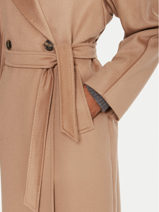 Weekend Max Mara Weekend Max Mara Villane mantel Resina 2525016102 Beež Regular Fit
