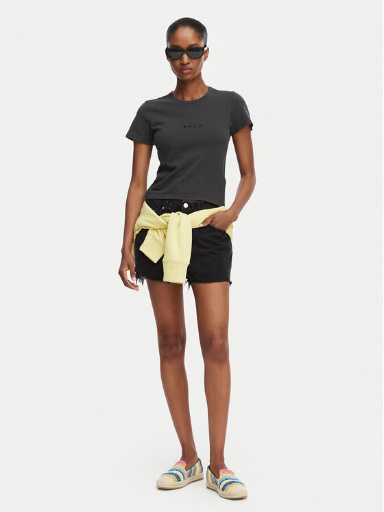 RVCA RVCA Футболка Forever 23B352509 Чорний Regular Fit