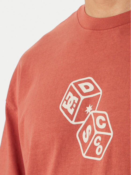 DC Shoes DC Shoes T-Shirt High Rollin EDYZT04367 Oranžová Regular Fit