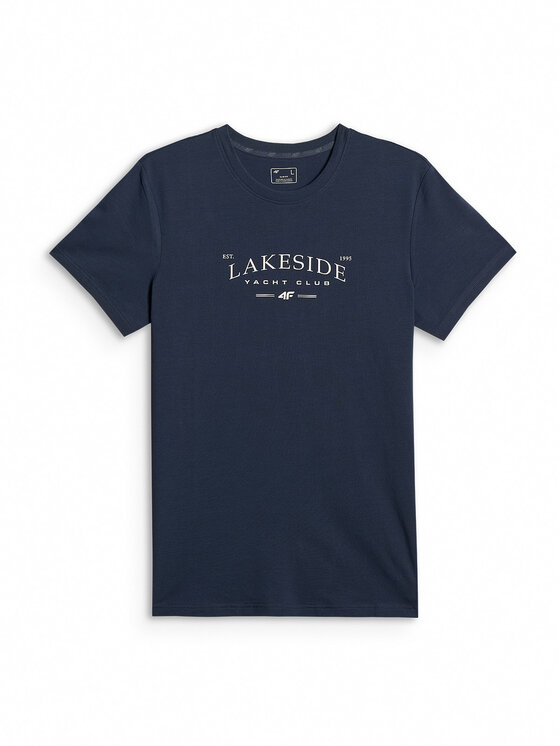 4F 4F T-Shirt LAKESIDE ESCAPE Granatowy Regular Fit