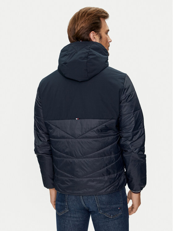 Tommy Hilfiger Tommy Hilfiger Zimní bunda MW0MW35654 Tmavomodrá Regular Fit
