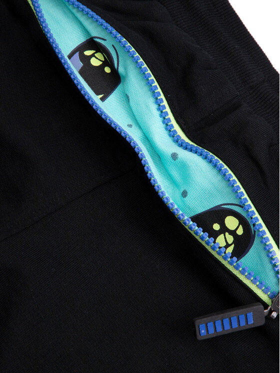 Coccodrillo Coccodrillo Spodnji del trenirke WC5120102CBK Črna Slim Fit