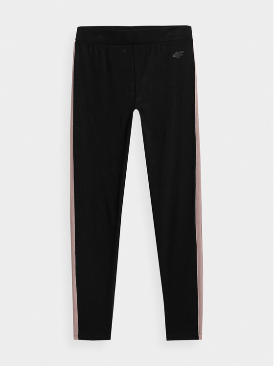4F 4F Legginsy 4FJAW23TTIGF094 Czarny Slim Fit