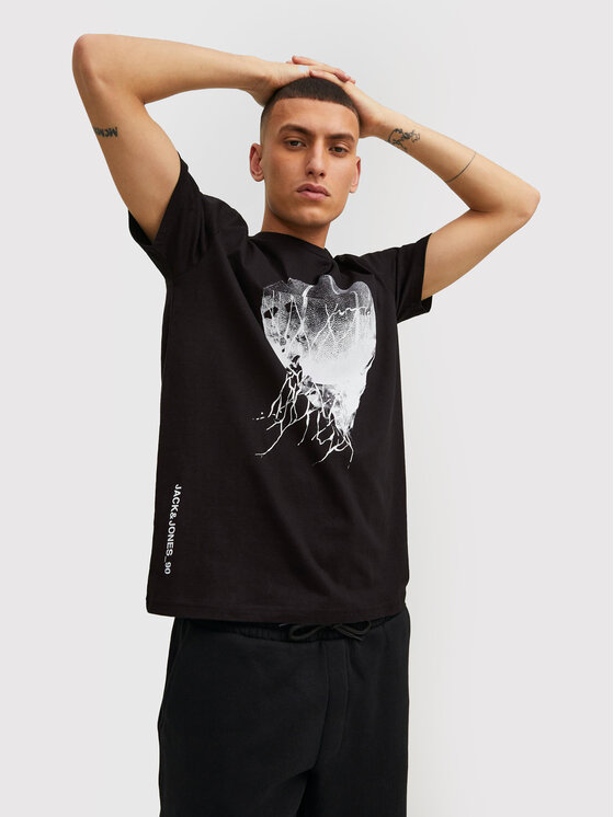 T-shirt Graphic 12210354 Nero Regular Fit