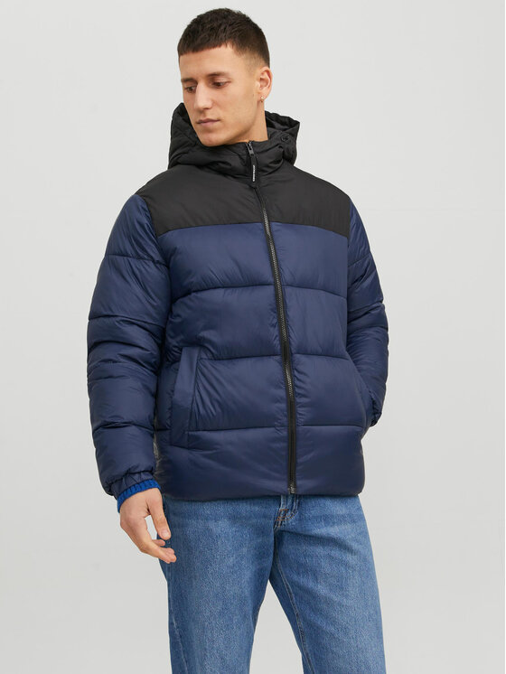 Jack&Jones Geacă din puf 12235859 Bleumarin Regular Fit