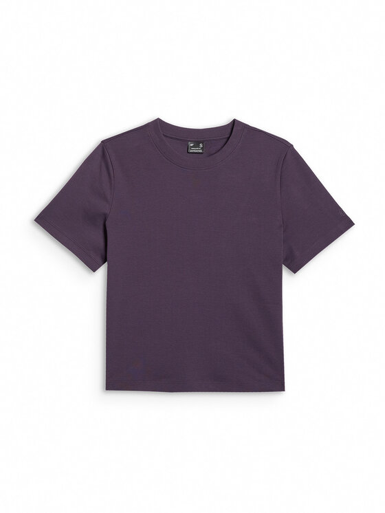 4F 4F T-Shirt ESSENTIALS Fioletowy Regular Fit