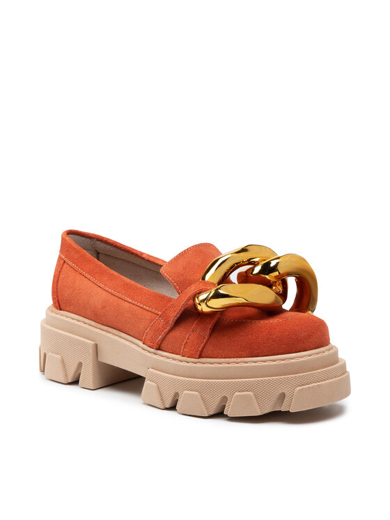Scarpe basse B5976 Arancione