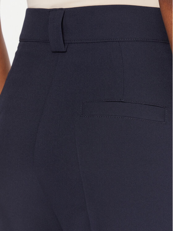 Maryley Maryley Штани з тканини 25IB563/43BL Cиній Regular Fit