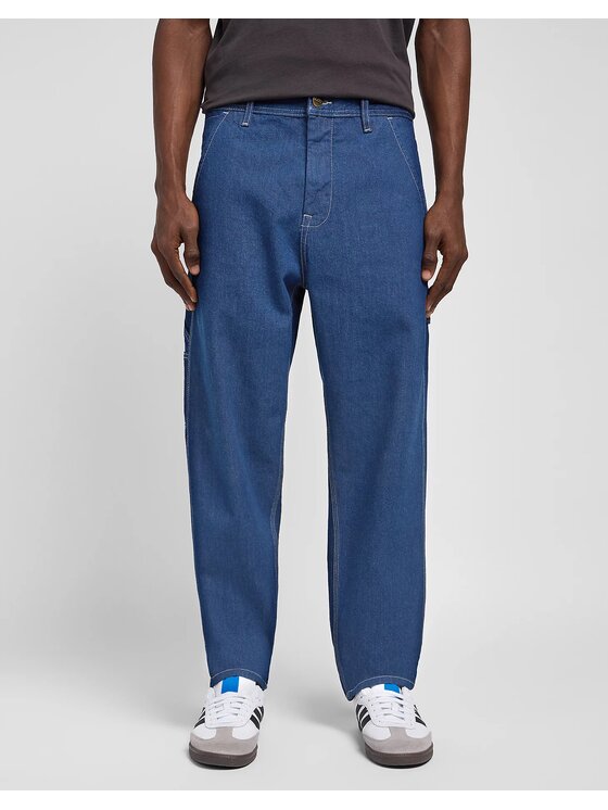 Lee Lee Jeansy CARPENTER Niebieski Loose Fit