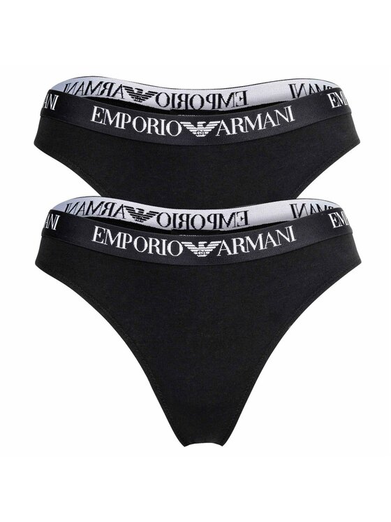 Emporio Armani Emporio Armani Stringi 30564 Czarny