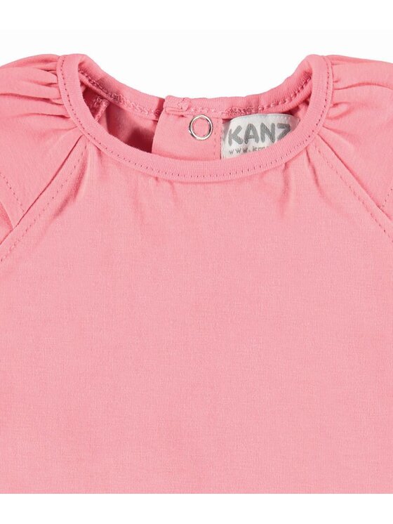 Kanz Kanz Bluzka 1632243-2870 Różowy Basic Fit